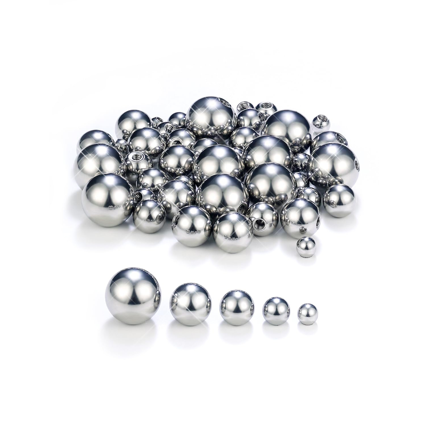 Body Jewelry Replacement Ball - 14 G 3 mm 4 mm