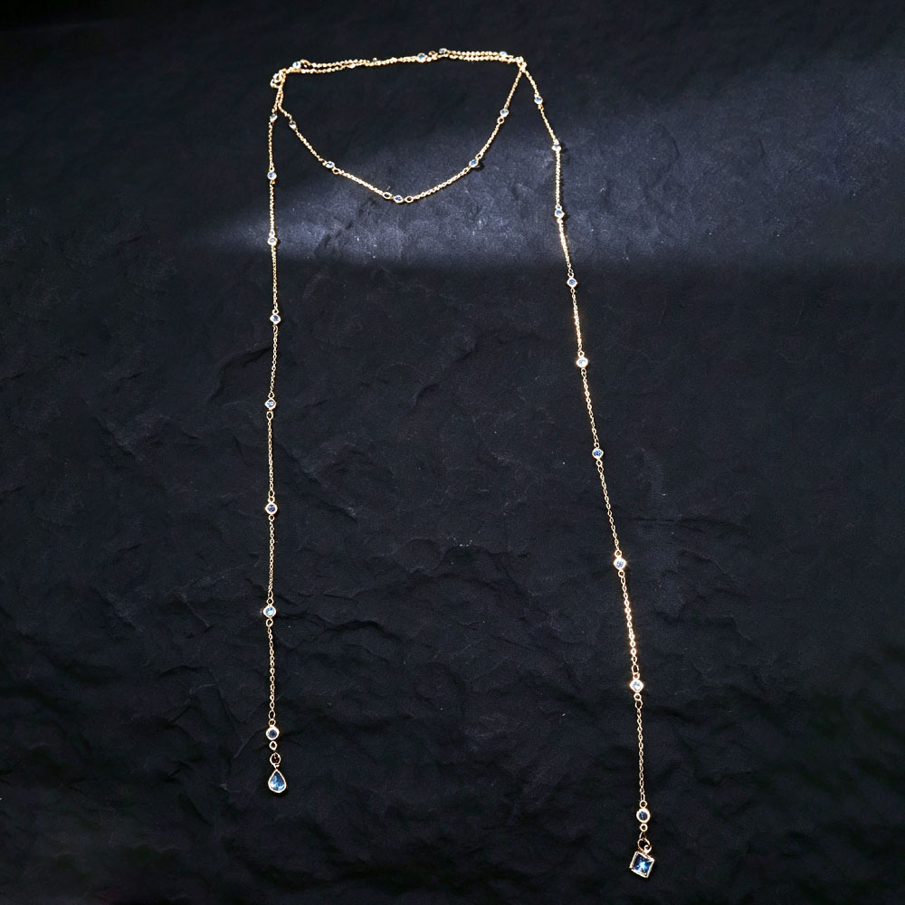 新しいファッショナブルでエレガントなネックレス、バックチェー - Body Jewelry Necklace のレビューと価格