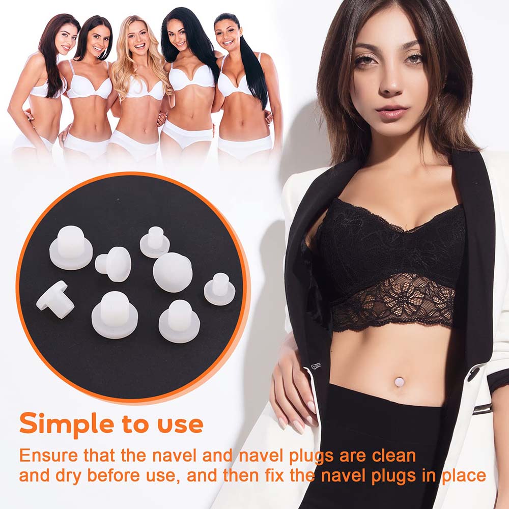 1PC シリコーンへそプラグへそハーパープラグへそトレーナー - Body Jewelry Repair のレビューと価格